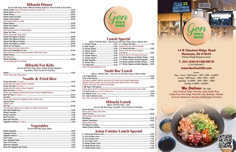 gen sushi and hibachi|14 windsor rd montvale nj.